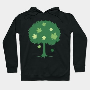 Earth Day Cartoon Tree Hoodie